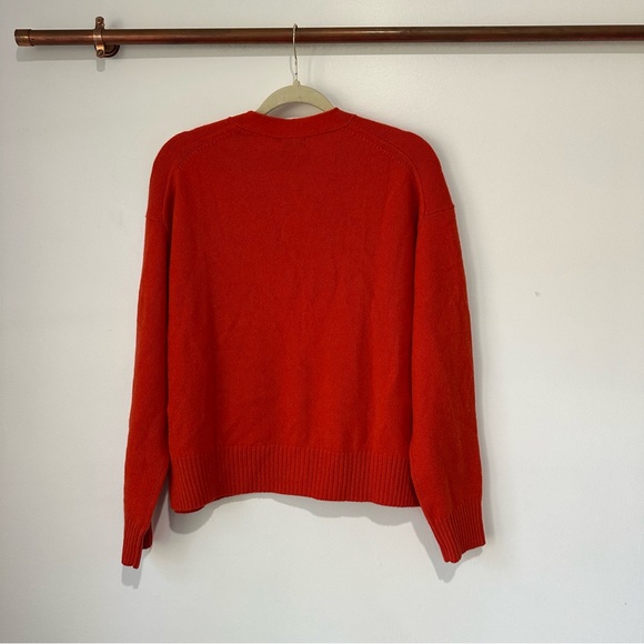 NWT Polo Ralph Lauren Cashmere Blend Button Cardigan Sweater Orange - Picture 8 of 9
